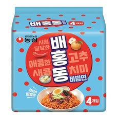 [Nongshim] Baehongdong Bibim Ramen Multi Pack 137g x 4p 배홍동 비빔면 멀티팩
