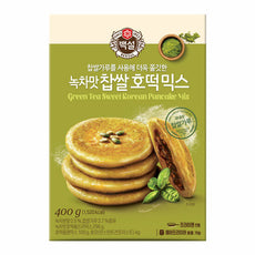 [Beksul] Stuffed Pancake Mix Green Tea 400g 녹차찹쌀호떡믹스