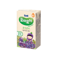 [Maeil] Purple Carrot&Grape 125ml  요미요미 유기농 보라당근 & 포도 4입
