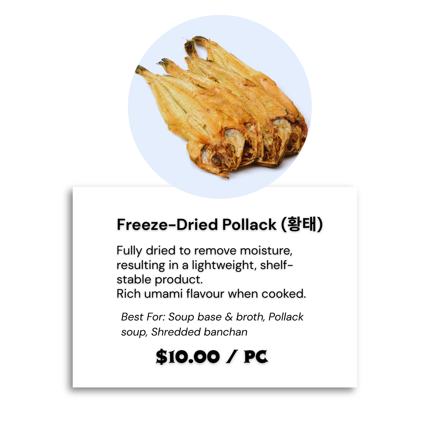 Premium Korean Pollack Collection