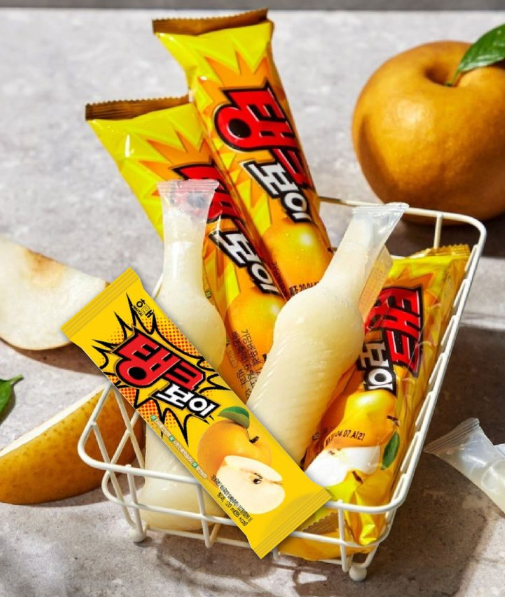 Korean Ice Bar – Pear, Jeju Orange, Chocolate, Soda 한국 인기 아이스바 4종 (배, 제주감귤, 초코, 소다)