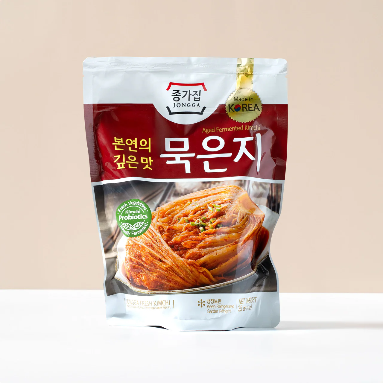 Jongga] Aged Fermented Kimchi (Whole) 1kg 종가집 묵은지 포기 김치