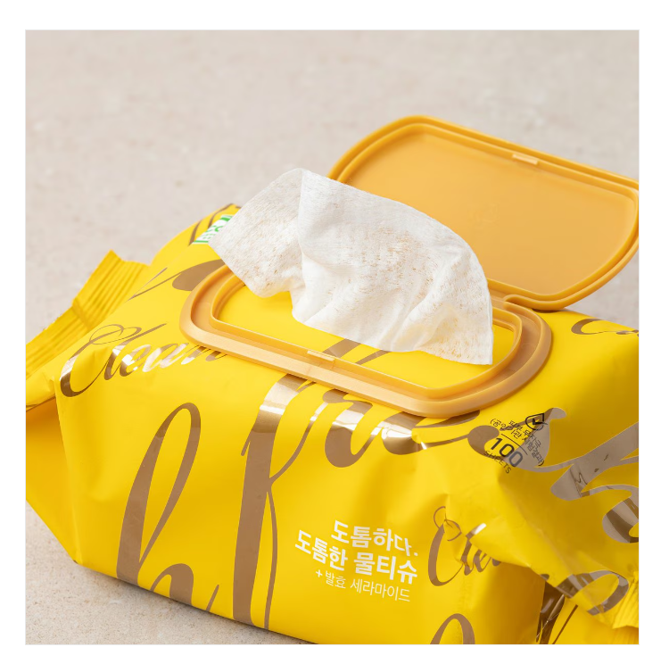 No Brand Thick Wet Wipes 100pcs | 노브랜드 도톰한 물티슈 100매
