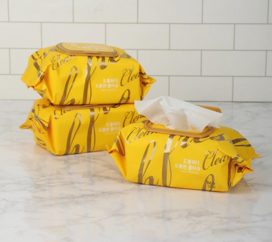 No Brand Thick Wet Wipes 100pcs | 노브랜드 도톰한 물티슈 100매