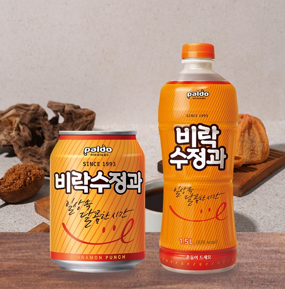 Paldo] Soojunggwa Cinnamon Punch 238ml / 1.5L 팔도비락 수정과