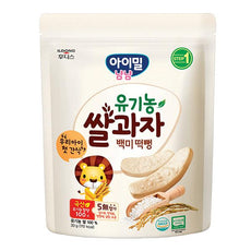 [Ildong Foodis] Imil Organic Rice Cracker White Rice 30g 아기밀 유기농 백미 떡뻥