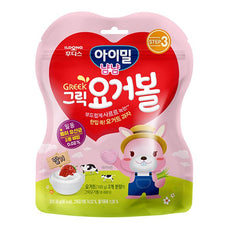 [Ildong Foodis] Agimeal Greek Yogurt Ball Strawberry 20g 아이밀 그릭요거볼 딸기