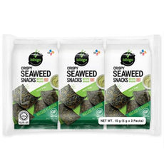 [Bibigo] Crispy Seaweed Snacks Wasabi 5gx3 비비고 와사비맛김