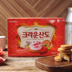 [Crown] Sando Strawberry 323g 크라운 산도 딸기 L