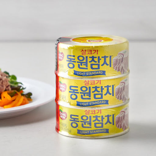 [Dongwon] Canned Tuna Light Standard 150g 참치통조림