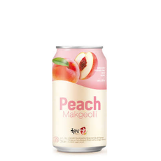 [Kooksoondang] Rice Wine Peach 350ml Can 복숭아 막걸리 캔