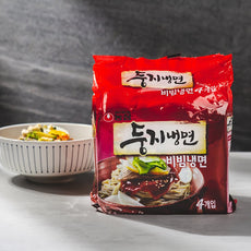 [Nongshim] Doongji Cold Noodle Chilled Sauce 162g x 4p 둥지 비빔냉면