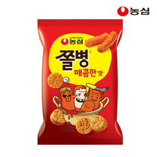 [Nongshim] Jjolbyung Spicy Flavor 90g 쫄병 스낵-매콤한맛