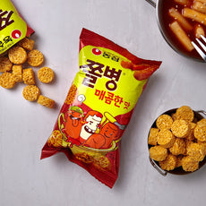 [Nongshim] Jjolbyung Spicy Flavor 90g 쫄병 스낵-매콤한맛