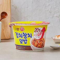 [Ottogi] Cooked Rice & Kimchi Sauce with Tuna 310g 맛있는 오뚜기 컵밥 김치참치덮밥