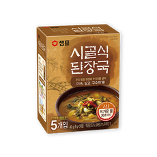 [Sempio] Soybean Paste Soup Block, Authentic 8gx5 옛날식 된장국 (시골식 된장국)