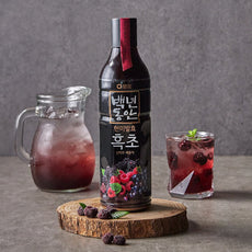 [Sempio] Vinegar Drink Rubus & Wild Grape 900ml 백년동안 흑초 (산머루/복분자)