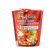 [Paldo] Seafood Flavor Noodle Soup 65g 해물라면 컵