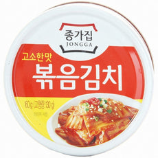 [jongga] Canned Stir-fried Kimchi 160g 볶음김치 캔