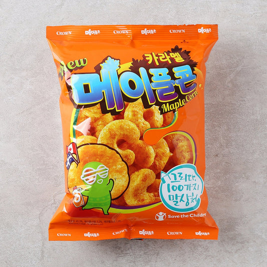 [Crown] Caramel Corn Maple 74g  크라운 카라멜 메이플 콘