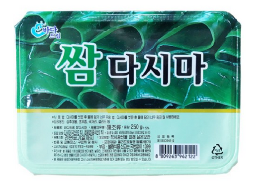 [Badadream] Kelp Ssam Dashima (Seaweed Wrap) 250g 바다드림 쌈 다시마