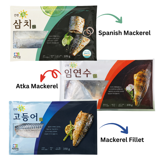 [Badamaeul] Premium Mackerel Fish Fillet [바다마을] 삼치 / 고등어 / 가자미