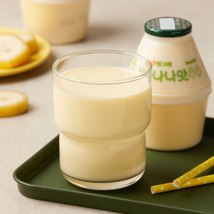 [Binggrae] Flavored Banana Milk 240ml  빙그레 맛우유