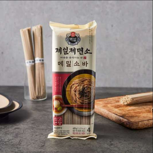 [CJ Beksul] Buckwheat Soba Noodles 400g  CJ 백설] 메밀 소바