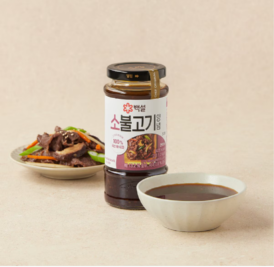 [CJ Beksul] Bulgogi Sauce for Beef Marinate 290g/840g 백설 소불고기 양념