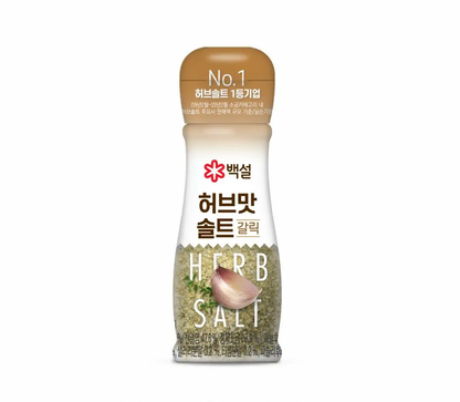 [CJ Beksul] Seasoning Herb Sea Salt (Garlic, Mild, Spicy) 50g 백설 허브맛 솔트 50g 3종
