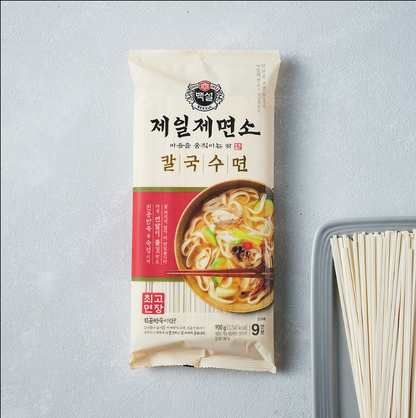 [CJ Beksul] Wheat Noodles Thick Square 900g  CJ 백설 제일제면소 칼국수면 9인분