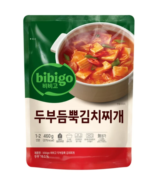 [CJ Bibigo] Tofu-Rich Kimchi Jjigae 460g 비비고 두부듬뿍 김치찌개