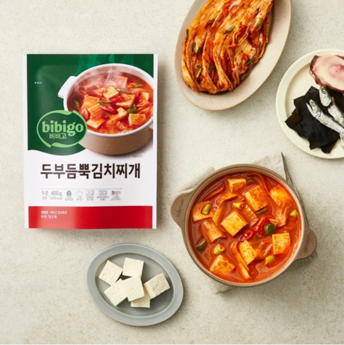 [CJ Bibigo] Tofu-Rich Kimchi Jjigae 460g 비비고 두부듬뿍 김치찌개