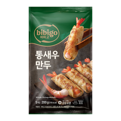 [CJ Bibigo] Whole Shrimp Mandu 200g  비비고 통새우만두