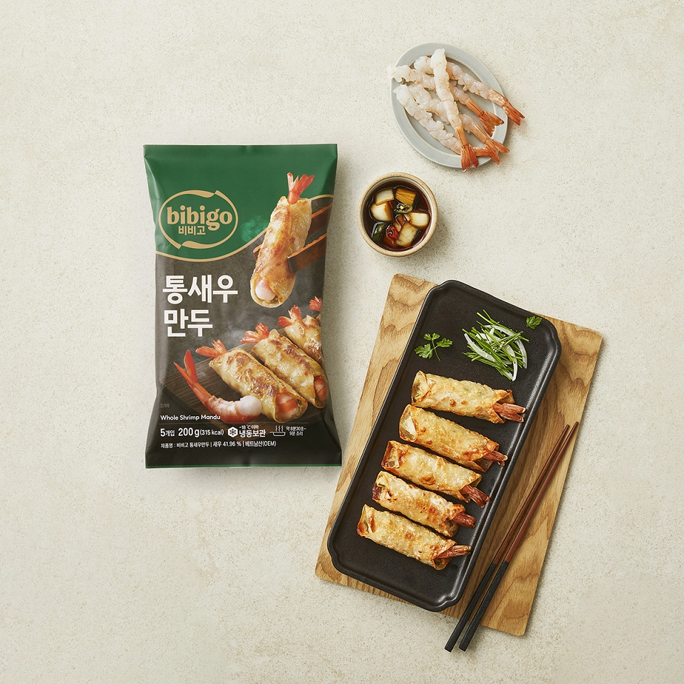 [CJ Bibigo] Whole Shrimp Mandu 200g  비비고 통새우만두
