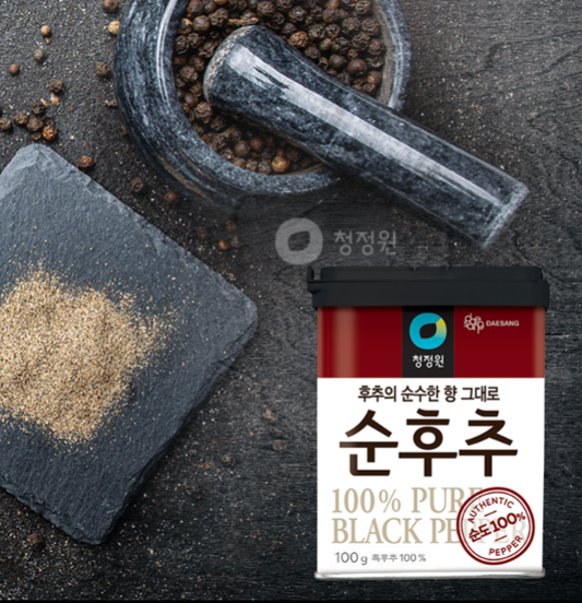 [CJW] 100% Pure Black Pepper Powder 100g 청정원 순후추