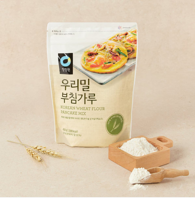 [CJW] Korean Wheat Flour Pancake Mix 450g 청정원 우리밀 부침가루