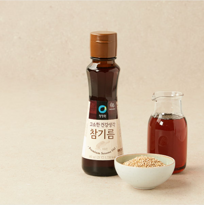 [CJW] Premium Sesame Oil 160ml 청정원 고소한 참기름
