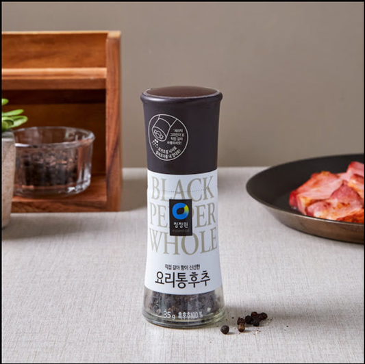 [CJW] Black Peppercorn Grinder 35g 청정원 요리통후추