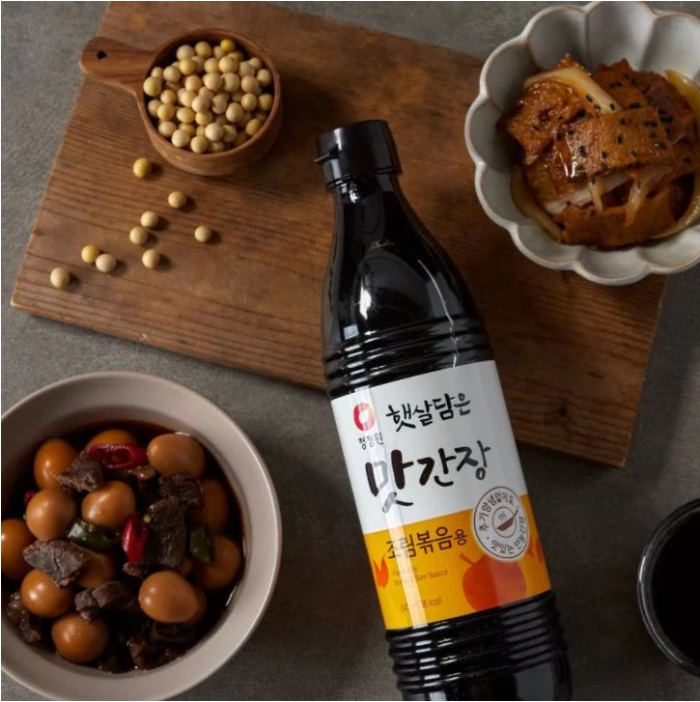[CJW] Soy Sauce for Braised & Stir-Fry Dishes 840ml 햇살담은 맛간장 조림볶음용