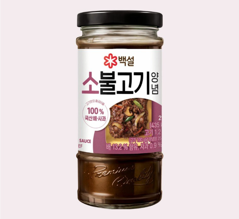 [CJ Beksul] Bulgogi Sauce for Beef Marinate 290g/840g  백설 소불고기 양념