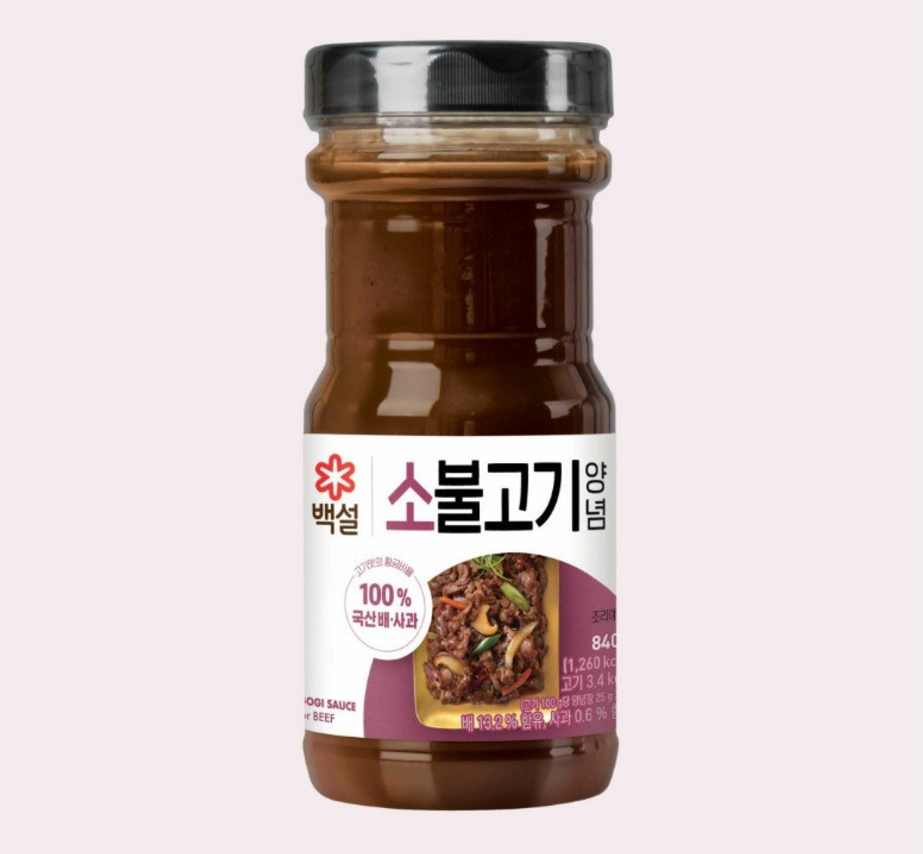 [CJ Beksul] Bulgogi Sauce for Beef Marinate 290g/840g  백설 소불고기 양념