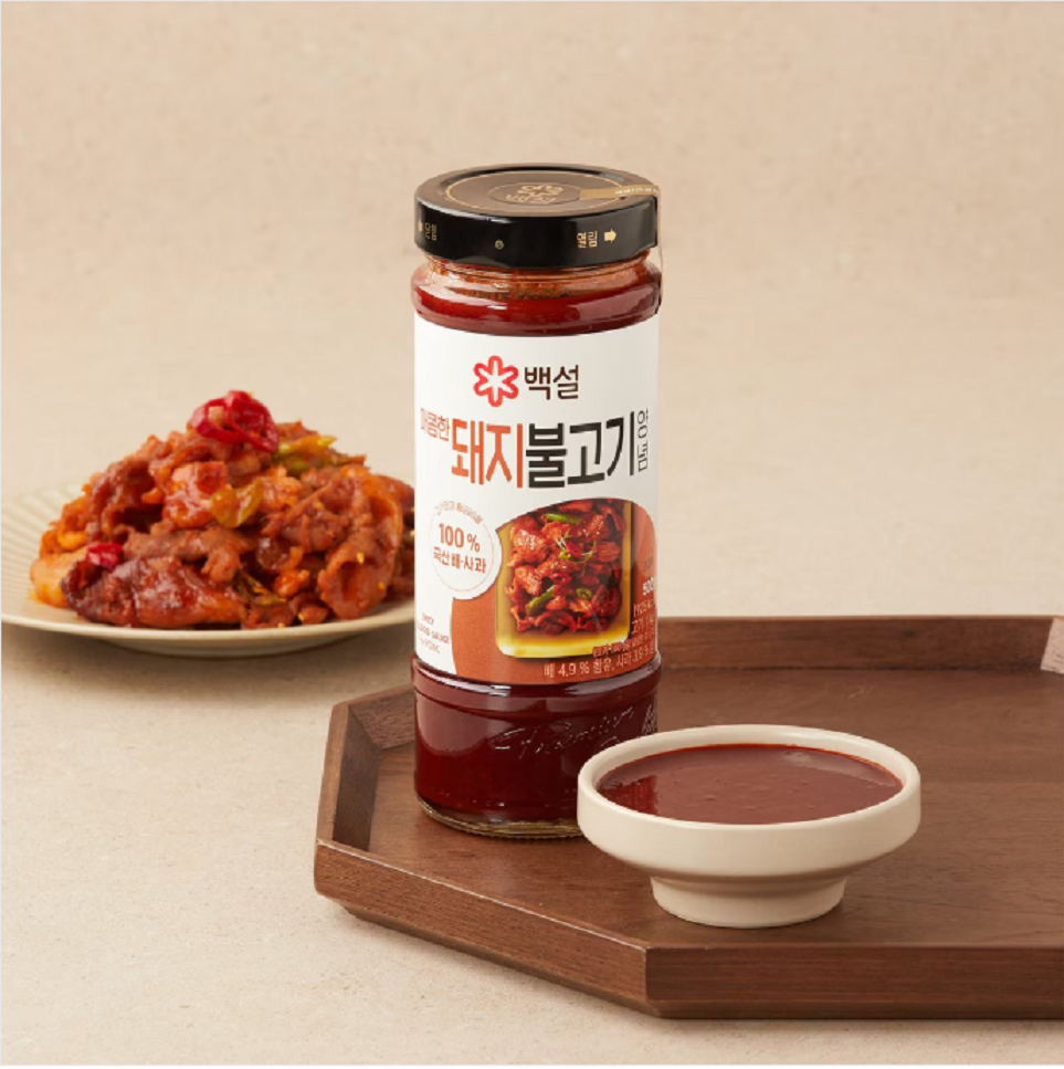 [CJ Beksul] Spicy Bulgogi Sauce for Pork 290g/840g 백설 매콤한 돼지 불고기 양념