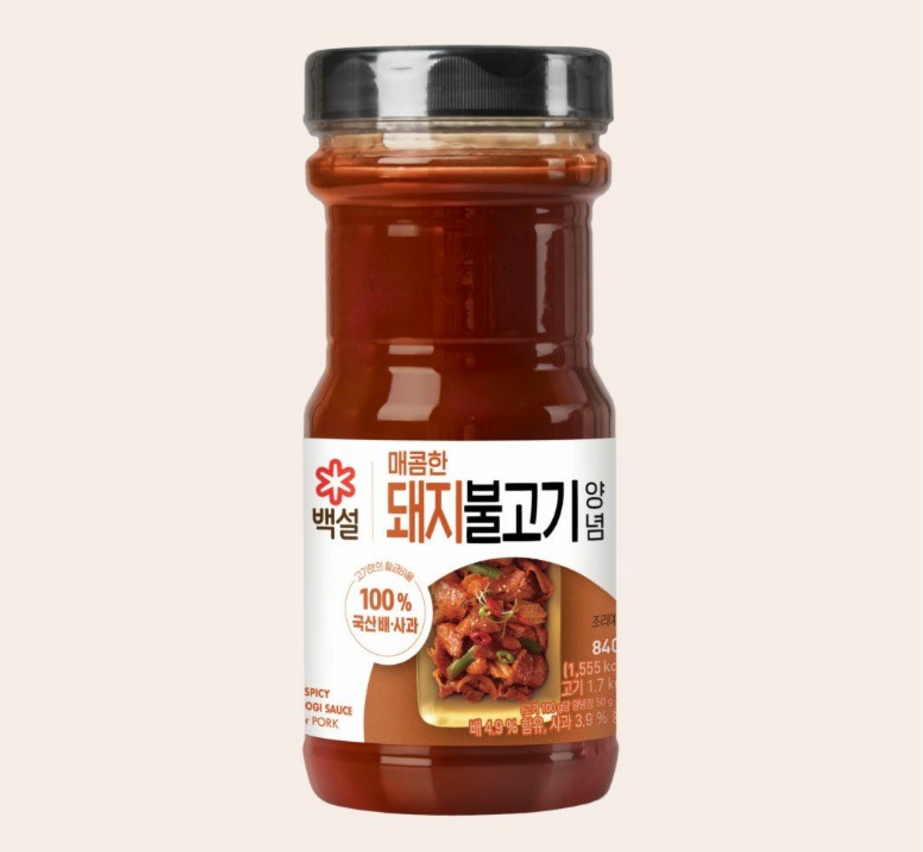 [CJ Beksul] Spicy Bulgogi Sauce for Pork 290g/840g  백설 매콤한 돼지 불고기 양념