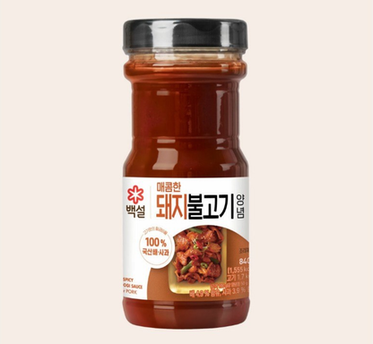 [CJ Beksul] Spicy Bulgogi Sauce for Pork 290g/840g  백설 매콤한 돼지 불고기 양념