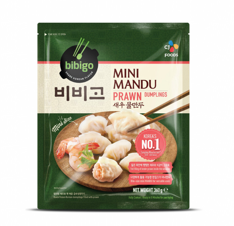 [CJ Bibigo] Mini Mandu Prawn Dumplings 360g 비비고 미니만두 새우만두