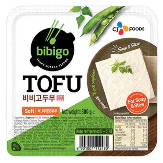 [CJ Bibigo] Tofu (Soft Type) 300g  비비고 두부 찌개용