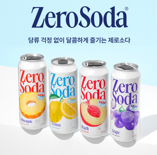 [GS25] Cloop Zero Soda Fruity Flavor 500ml  (클루프 제로 소다)