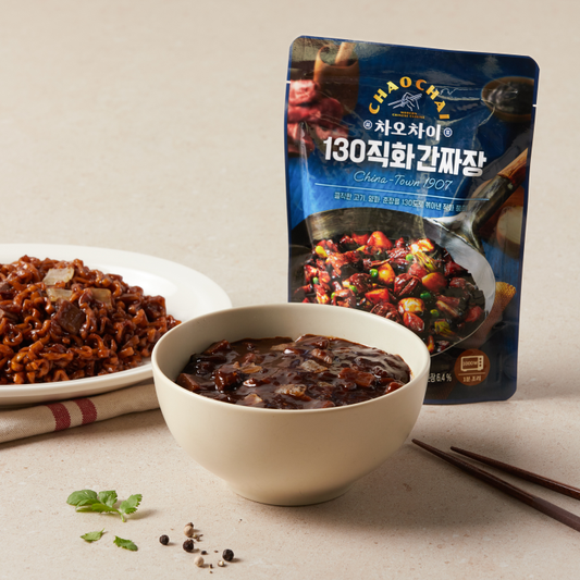 (Sempio] Chaochai130° Wok-Fried Jjajang Sauce 180g 차오차이 130직화 간짜장