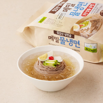 [Chilkab] Korean Buckwheat Naengmyeon  Cold Noodle  [칠갑농산] 냉천골 메밀 냉면 시리즈